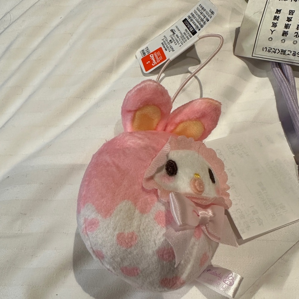 Sanrio Melody keychain toy plush nwt